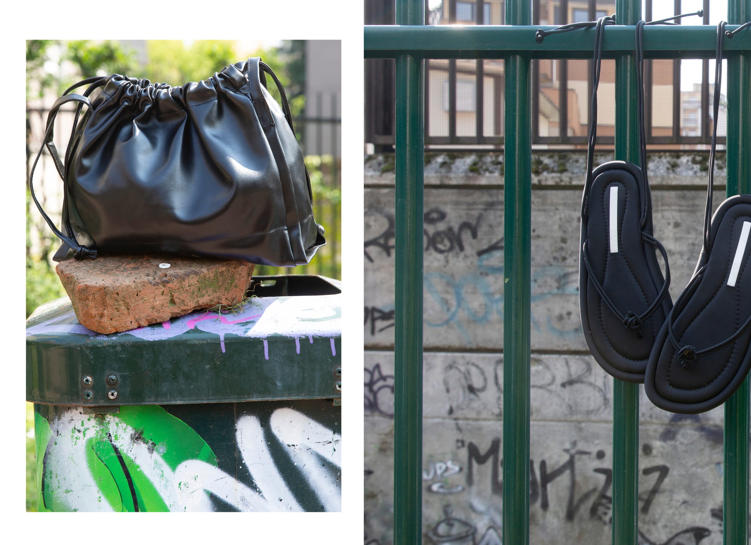 Borsa e scarpe fotografate dagli studenti di Accademia del Lusso 