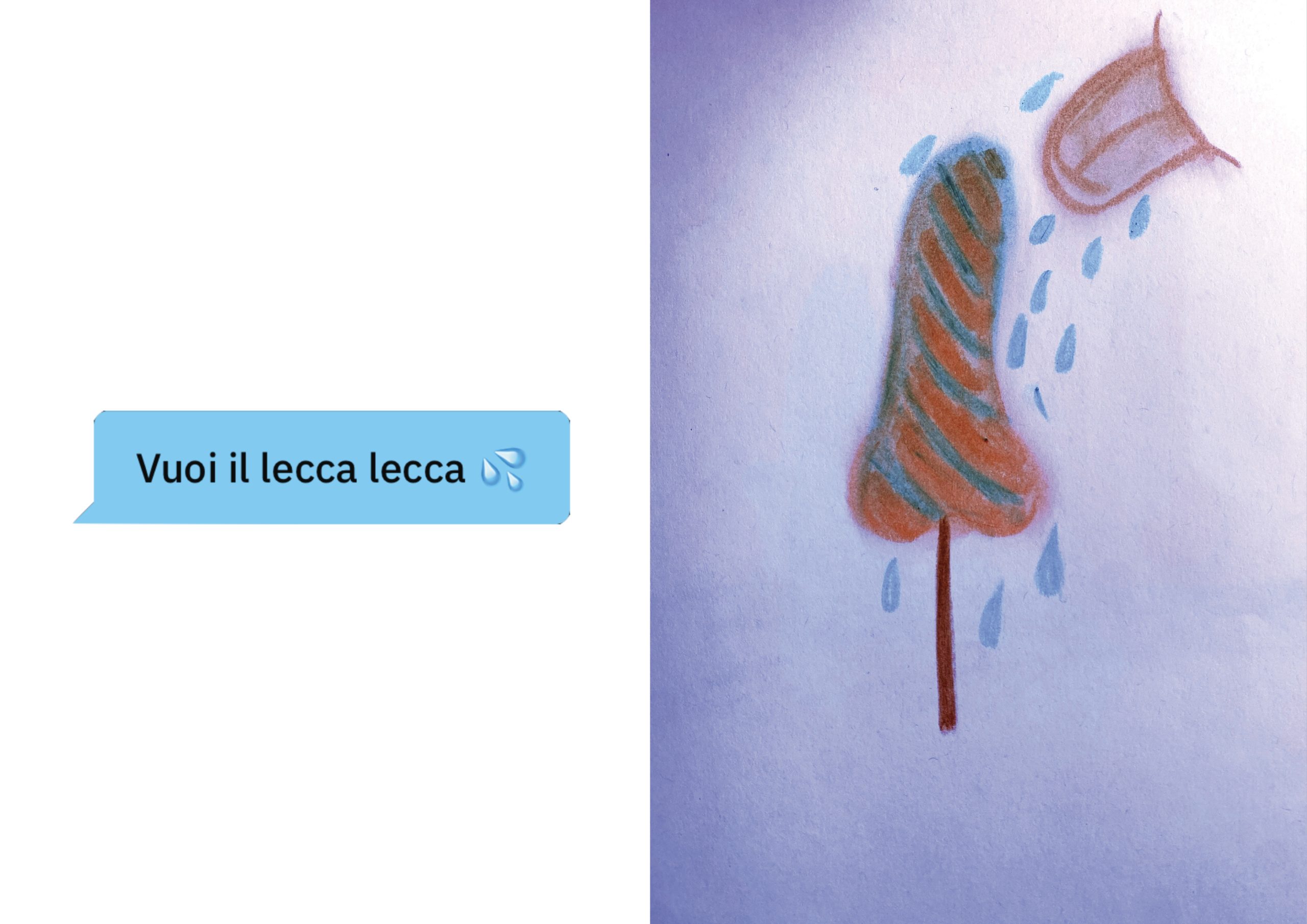 Illustrazione da I cazzetti del cuore di Simone Botte, tra erotismo e malinconia