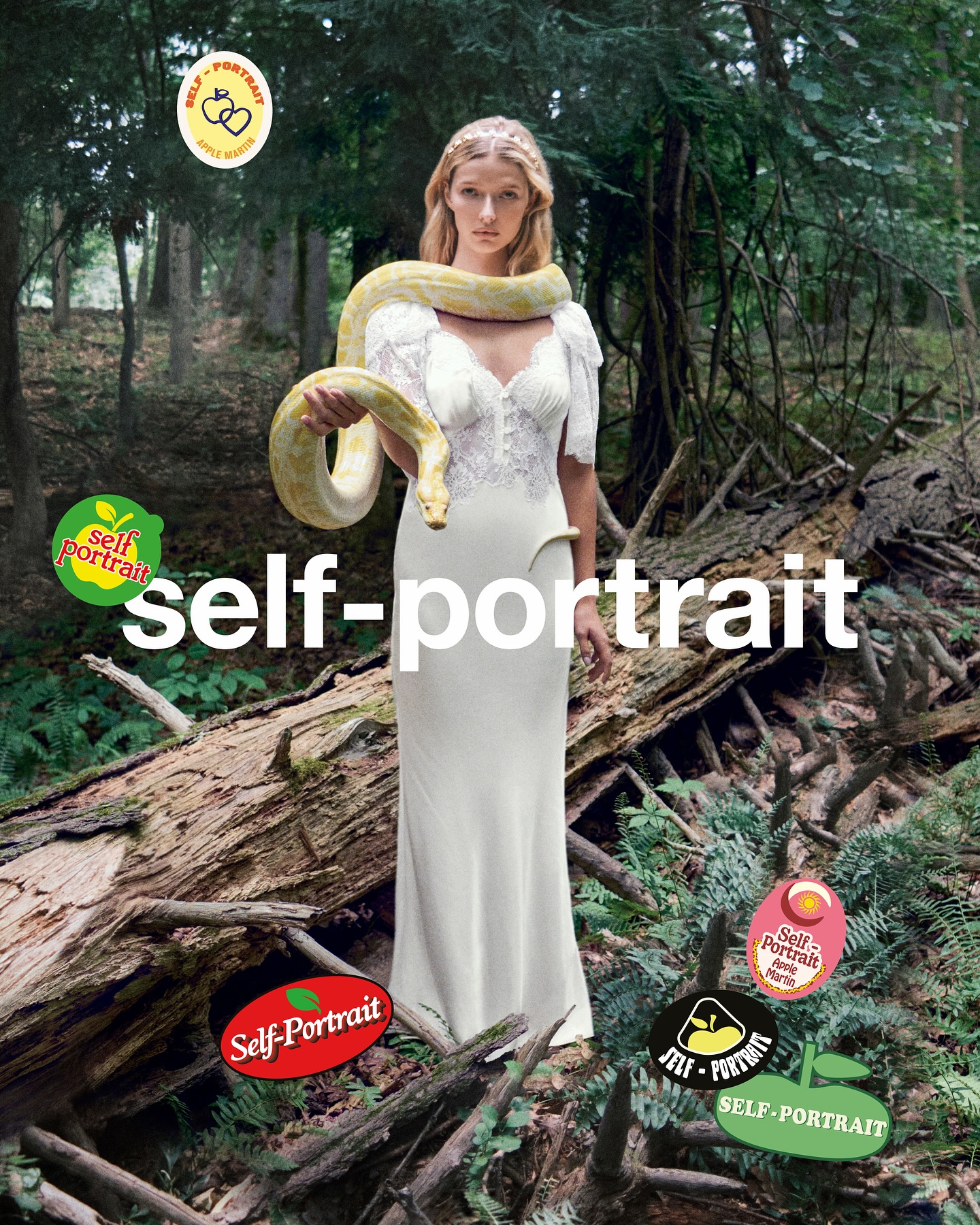 Apple Martin incarna una Eva moderna per Self-Portrait Resort 2026